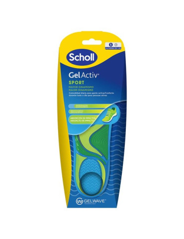 SCHOLL PLANTILLAS GELACTIV SPORT TALLA S 1 PAR