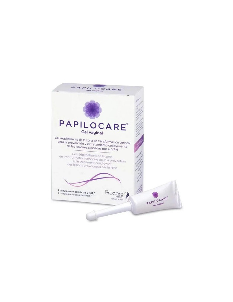 PAPILOCARE GEL VAGINAL 7 CANULAS 5 ML