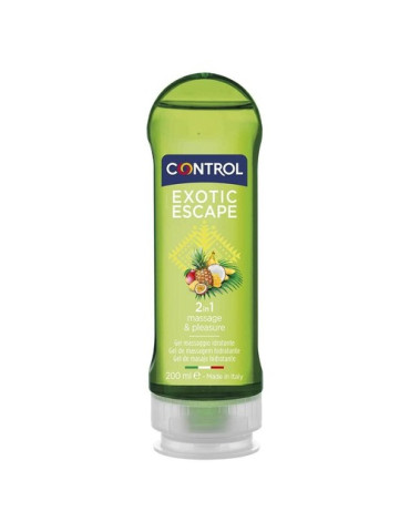 CONTROL EXOTIC ESCAPE 2 IN 1 MASSAJE & PLEASURE GEL 200 ML