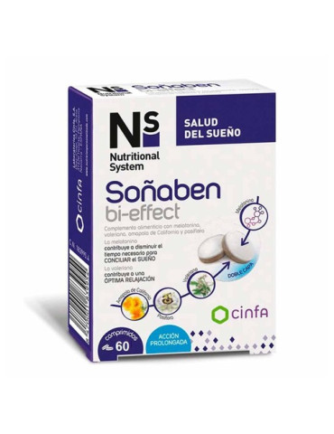 NS SOÑABEN BI EFFECT 60 COMP ACCION PROLONGADA