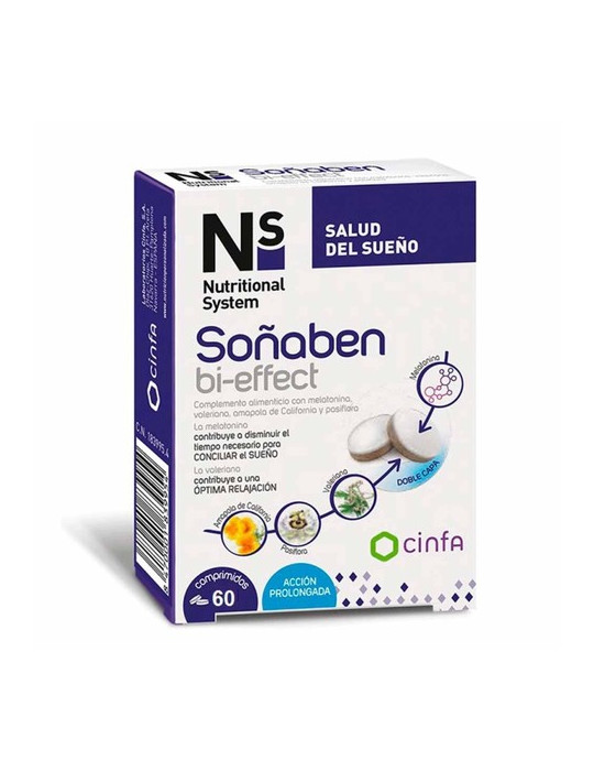 NS SOÑABEN BI EFFECT 60 COMP ACCION PROLONGADA