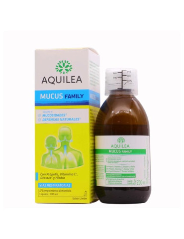 AQUILEA MUCUS FAMILY 1 ENVASE 200 ML SABOR LIMON