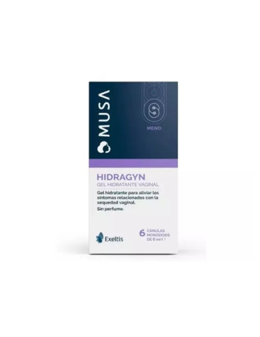 MUSA MENO HIDRAGYN GEL HIDRATANTE VAGINAL 6 CANULAS 6 ML