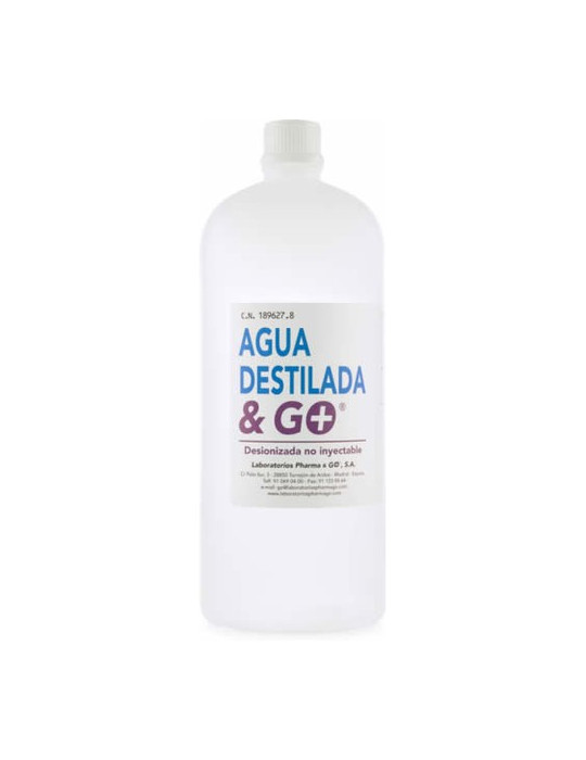 AGUA DESTILADA & GO 1 ENVASE 1000 ML