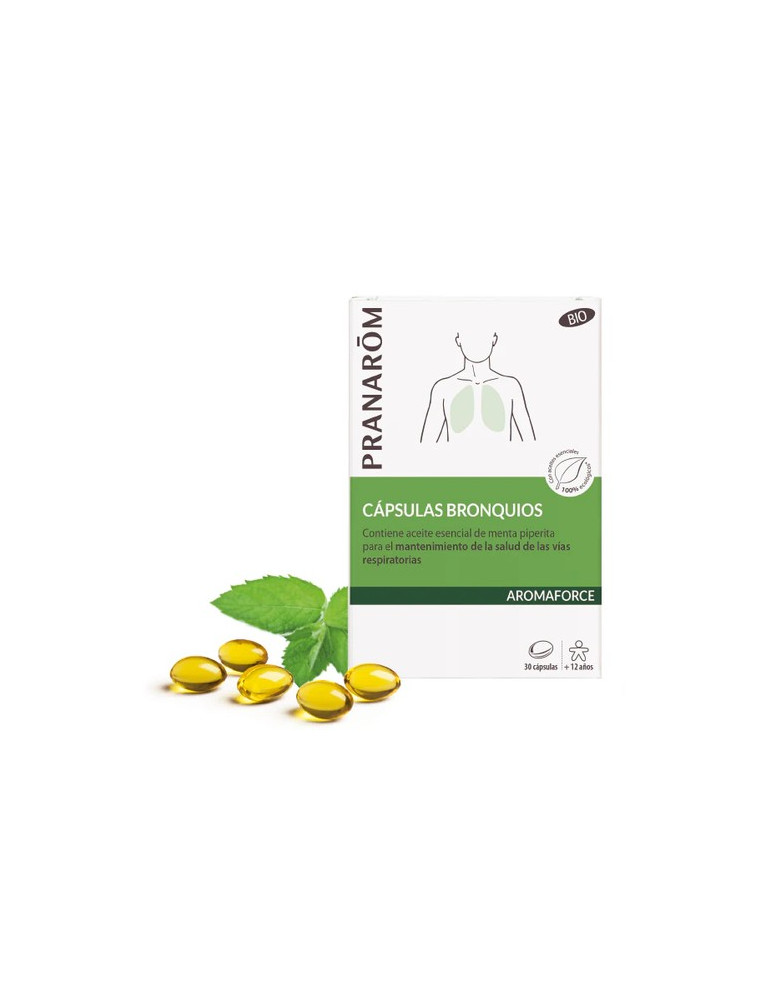 PRANAROM AROMAFORCE BRONQUIOS BIO 30 CAPSULAS