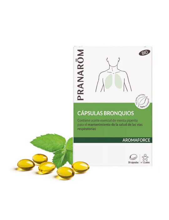 PRANAROM AROMAFORCE BRONQUIOS BIO 30 CAPSULAS