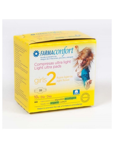 COMPRESA ULTRA LIGHT GIRLS 2 10 UNI DIA