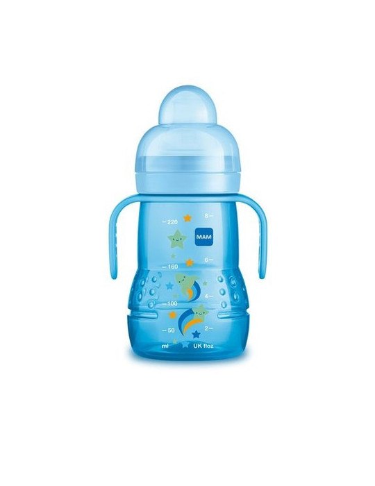 VASO ENTRENAMIENTO  AZUL MAM TRAINER + A 220 ML