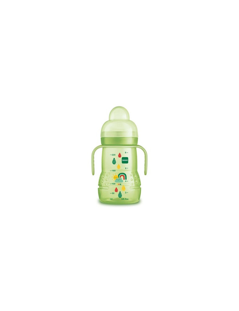 VASO ENTRENAMIENTO VERDE MAM TRAINER + N 220 ML