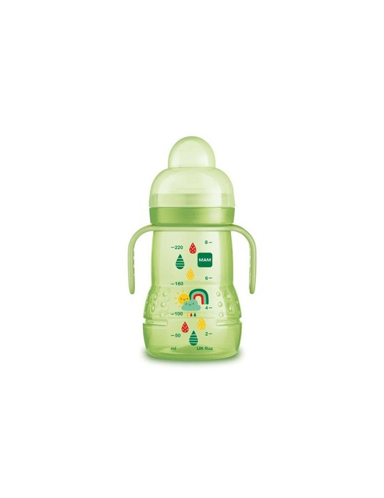 VASO ENTRENAMIENTO VERDE MAM TRAINER + N 220 ML
