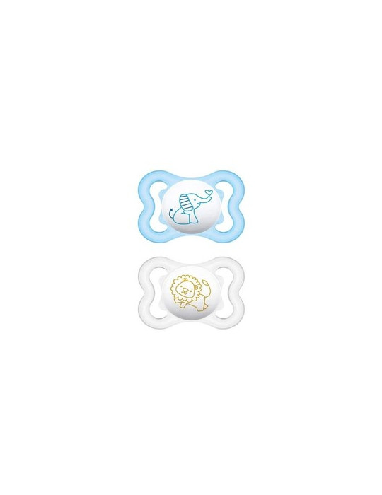 CHUPETE SILICONA MAM AIR 0+ NEUTRO PACK DOBLE