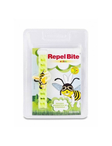 REPEL BITE NIÑOS PULSERA CON CITRONELA 1 UNIDAD CUSTOM