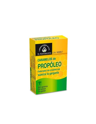 CARAMELOS PROPOLEO EQUINACIA Y VITAMINAS EL NATURALISTA 1 ENVASE 36,5 G
