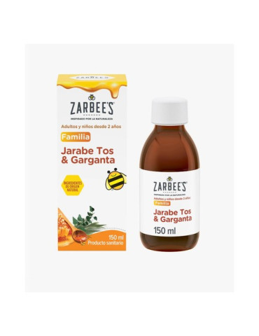 ZARBEE´S JARABE FAMILIA TOS Y GARGANTA 1 FRASCO 150 ML