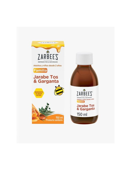 ZARBEE´S JARABE FAMILIA TOS Y GARGANTA 1 FRASCO 150 ML