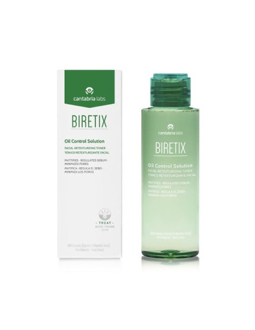 BIRETIX OIL CONTROL SOLUTION TONICO RETEXTURIZANTE FACIAL 1 BOTELLA 100 ML