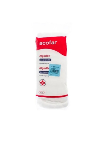ALGODON ZIG-ZAG PURO ACOFAR 1 PAQUETE 50 G