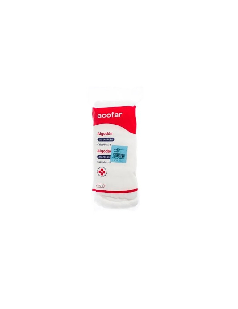 ALGODON ZIG-ZAG PURO ACOFAR 1 PAQUETE 50 G
