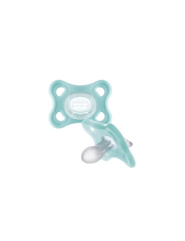 CHUPETE SILICONA MAM COMFORT 3-12 MESES 2 UNIDADES COLOR VERDE PACK DOBLE