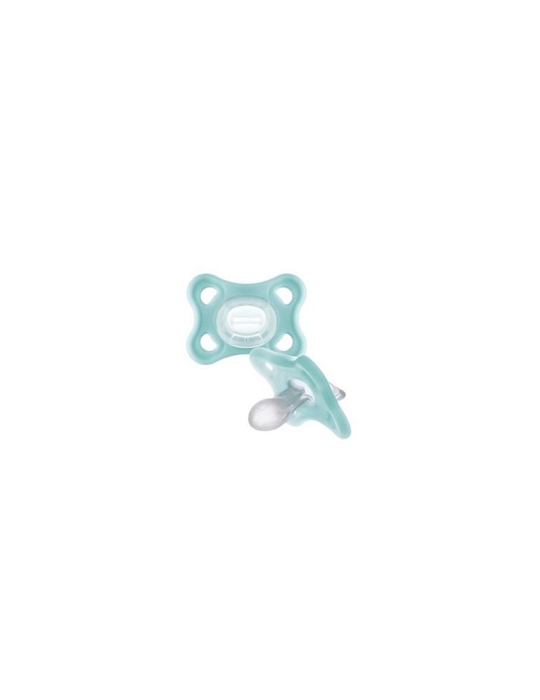 CHUPETE SILICONA MAM COMFORT 3-12 MESES 2 UNIDADES COLOR VERDE PACK DOBLE