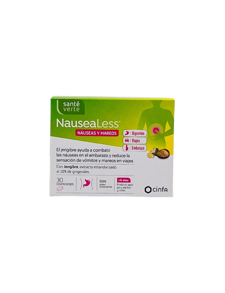 NAUSEALESS (ANTES NAUSEALIV) NAUSEAS 30 COMPRIMIDOS