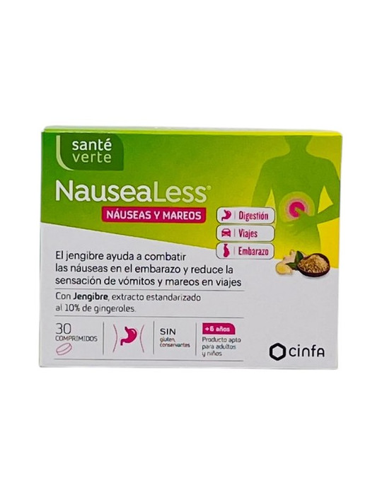 NAUSEALESS (ANTES NAUSEALIV) NAUSEAS 30 COMPRIMIDOS