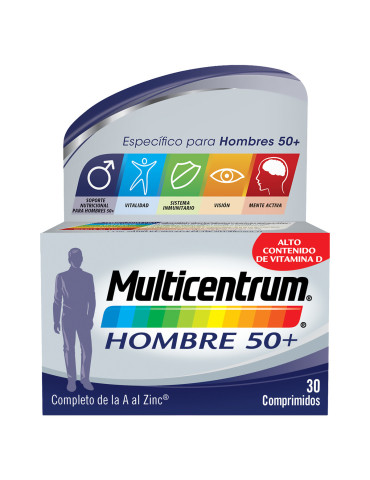 MULTICENTRUM HOMBRE 50+ 30 COMP