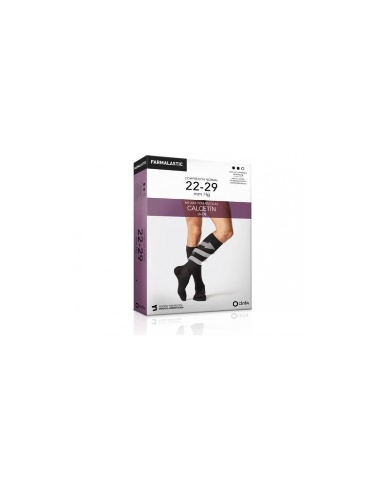 FARMALASTIC CALCETIN TERMICO COMP NORMAL T-M NEGRO