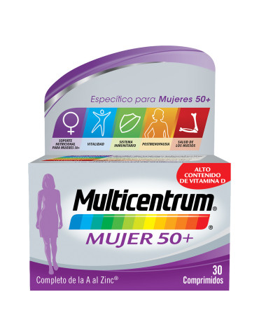 MULTICENTRUM MUJER 50+ 30 COMP