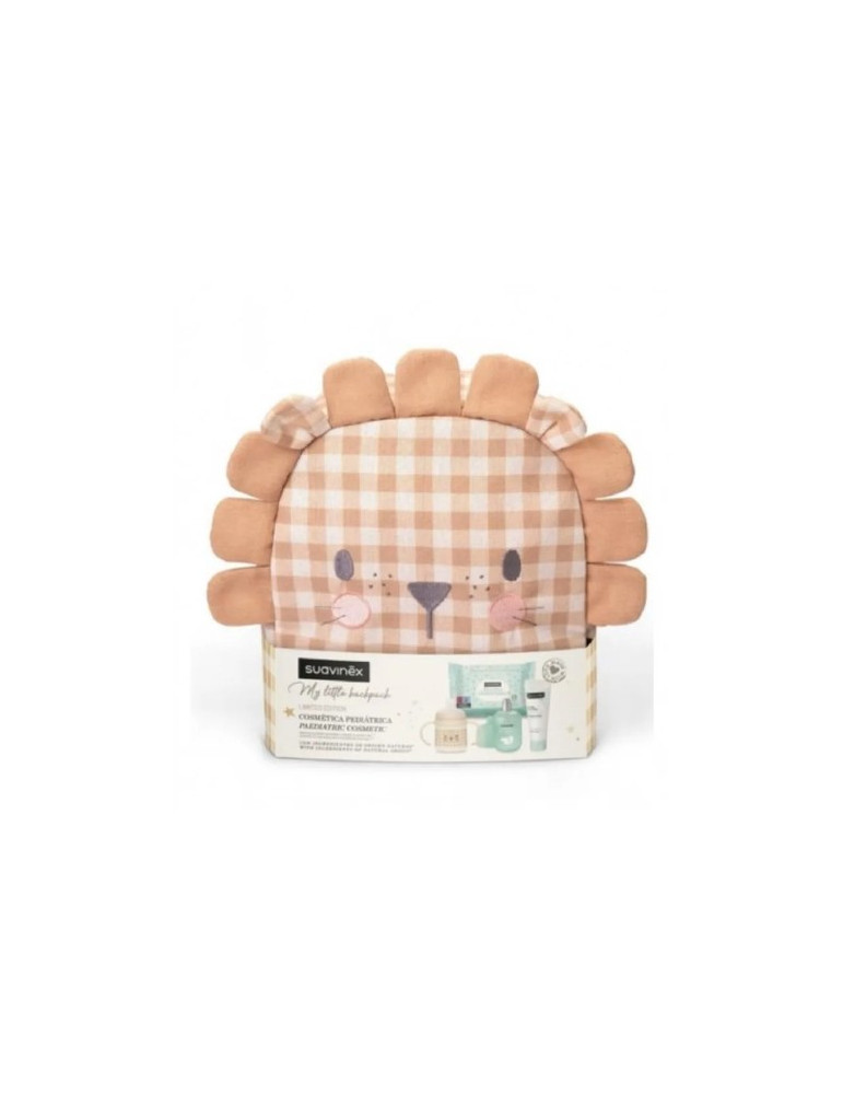 SUAVINEX BABY MY LITTLE BACKPACK LEON 1 ENVASE CREMA DEL PAÑAL 300 ML + 1 ENVASE BABY COLOGNE 100 ML