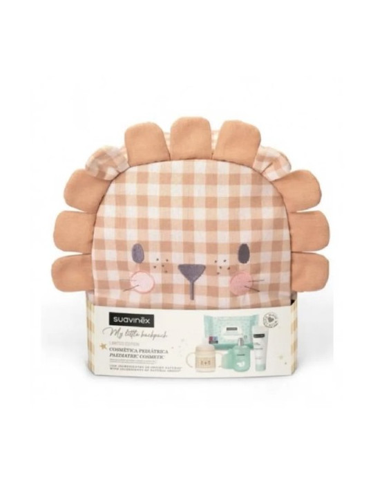 SUAVINEX BABY MY LITTLE BACKPACK LEON 1 ENVASE CREMA DEL PAÑAL 300 ML + 1 ENVASE BABY COLOGNE 100 ML