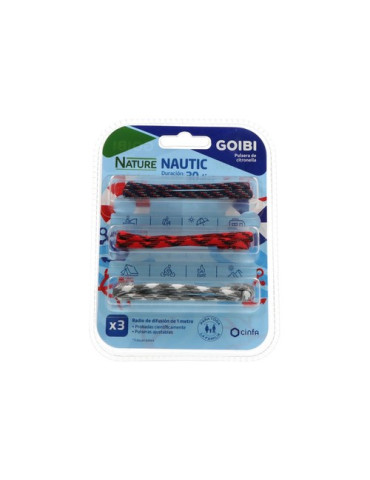 GOIBI PULSERA CITRONELLA NAUTIC X3UD