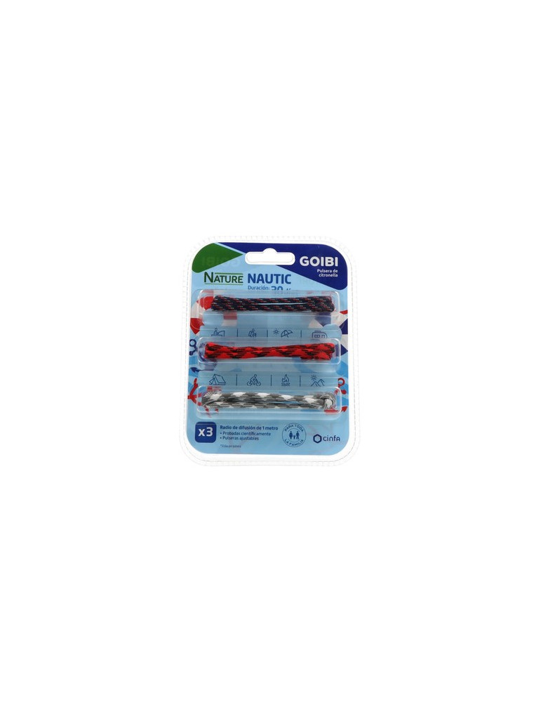 GOIBI PULSERA CITRONELLA NAUTIC X3UD