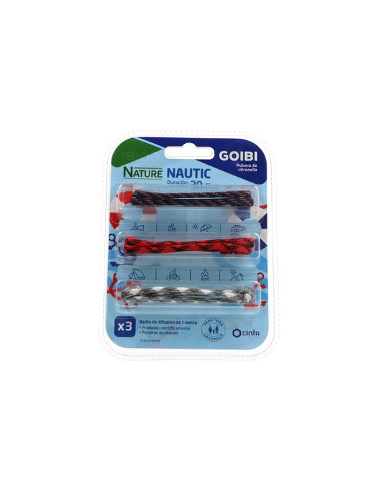 GOIBI PULSERA CITRONELLA NAUTIC X3UD