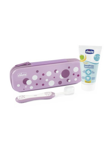 CHICCO SET DENTAL HIGIENE INFANTIL 3 - 6 AÑOS COLOR ROSA