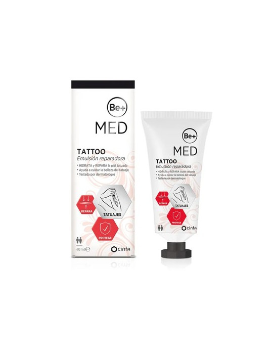 BE+ MED TATTOO EMULSION REPARADORA 1 TUBO 40 ML