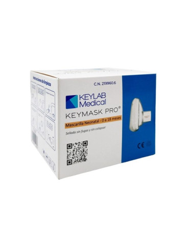 MASCARILLA INHALACION KEYMASK PRO NEONATO 0-18 MESES 1 UNIDAD