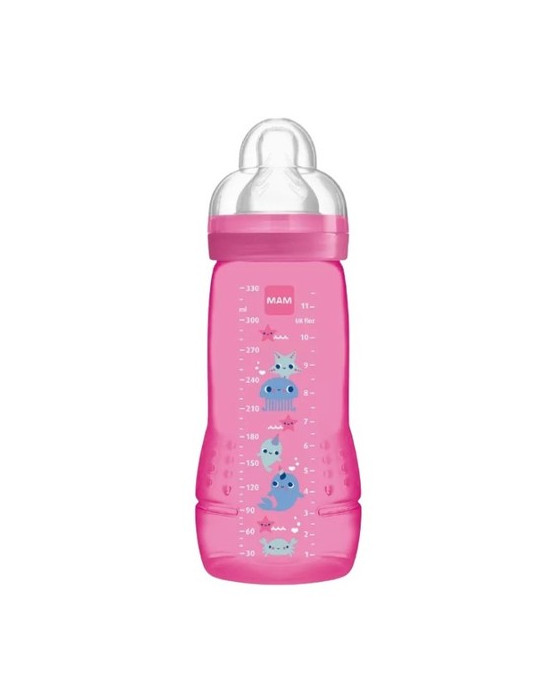 BIBERON MAM EASY ACTIVE + 6 MESES 1 UNIDAD R 330 ML