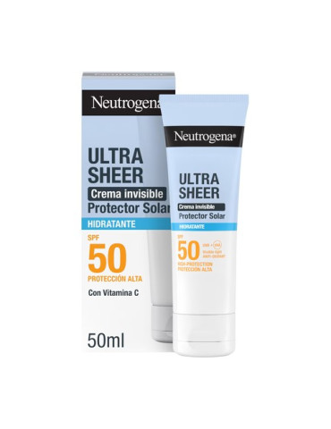 NEUTROGENA ULTRA SHEER CREMA INVISIBLE HIDRATANTE PROTECTOR SOLAR SPF50 50 ML