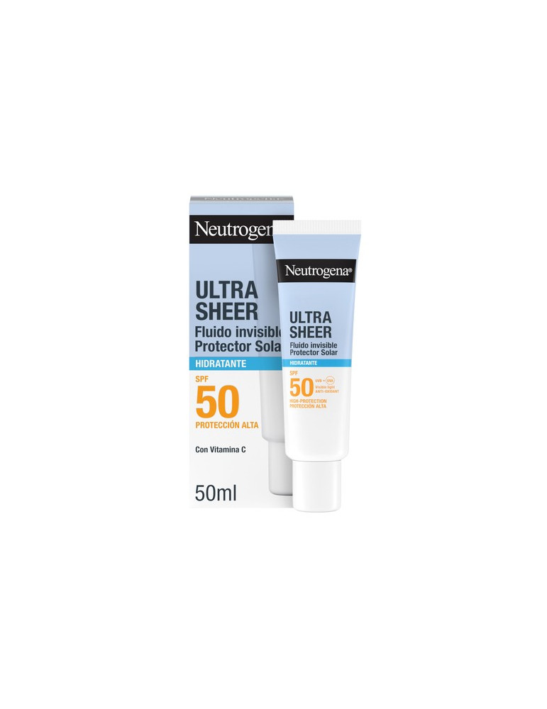 NEUTROGENA ULTRA SHEER FLUIDO INVISIBLE HIDRATANTE PROTECTOR SOLAR SPF50 50ML