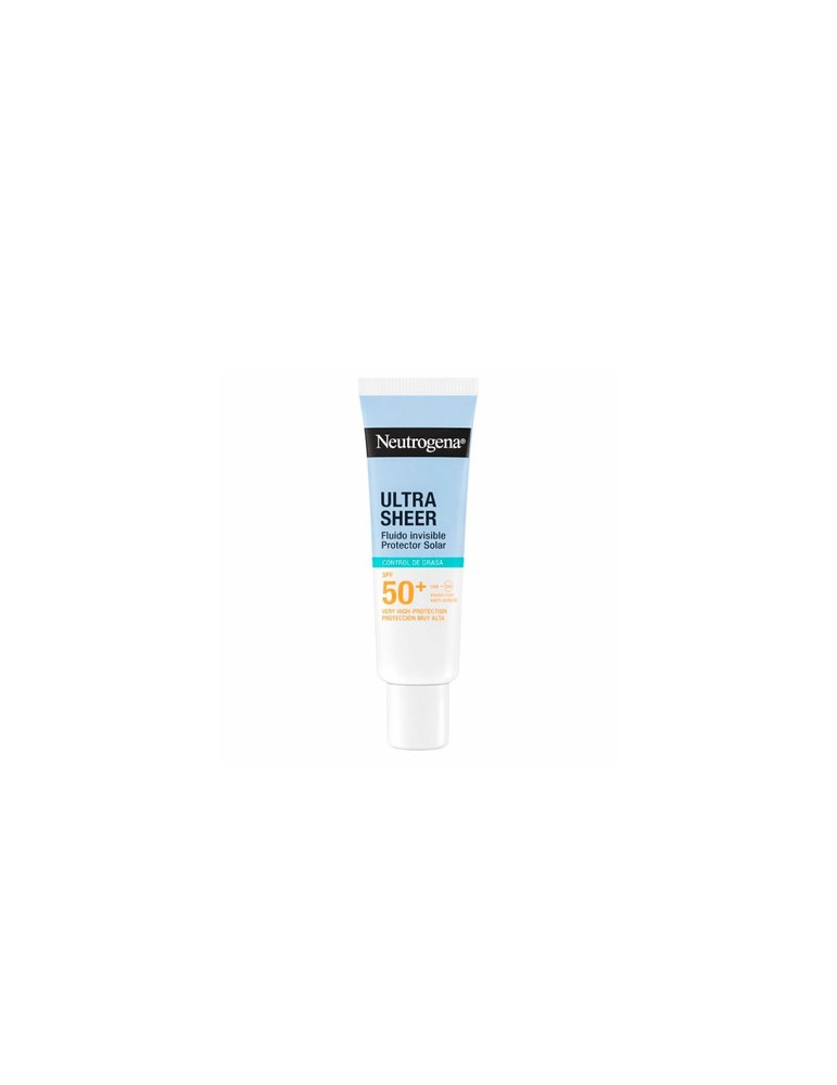 NEUTROGENA ULTRA SHEER FLUIDO INVISIBLE PROTECTOR SOLAR CONTROL GRASA SPF50+ 50 ML