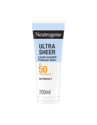 NEUTROGENA ULTRA SHEER LOCION INVISIBLE PROTECTOR SOLAR SPF50 200ML