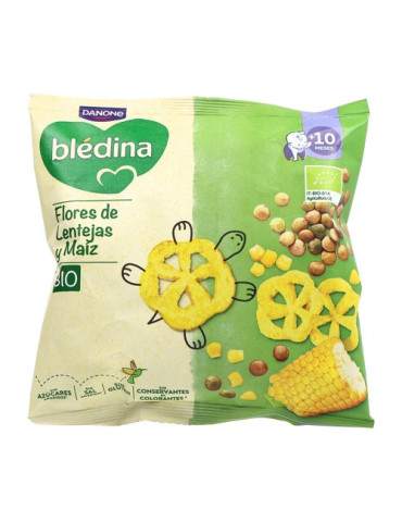 BLEDINA BIO SNACK FLORES DE LENTEJAS Y MAIZ 1 ENVASE 20 G