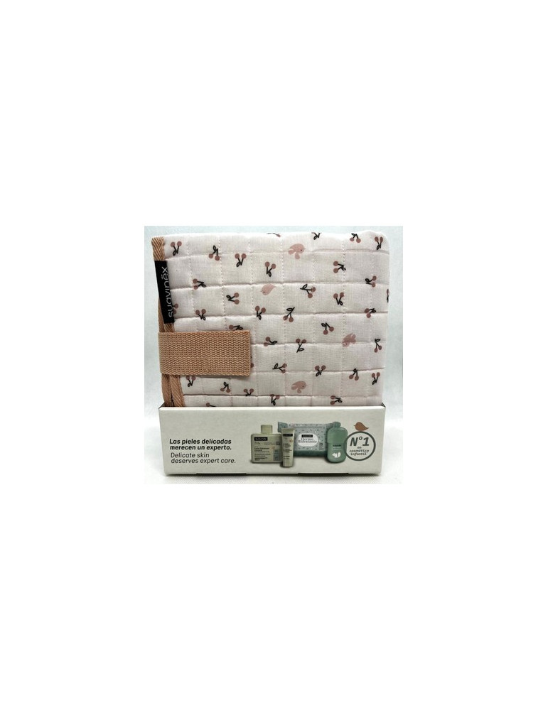 SUAVINEX CANASTILLA BABY CARE CHANGING PAD 26 BIRDIES SET COLOR ROSA