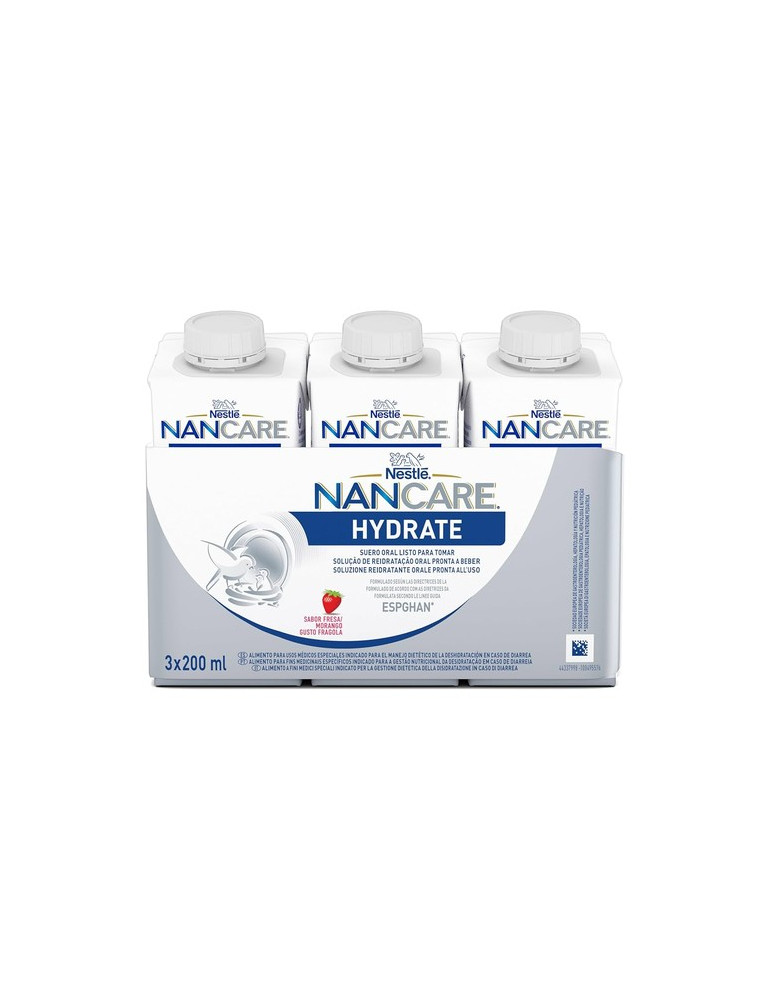 NANCARE HYDRATE LIQUIDO 4 ENVASES 200 ML