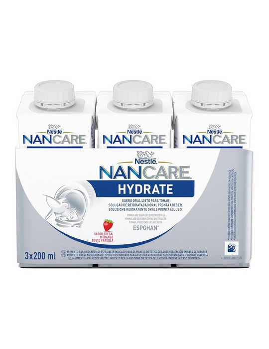 NANCARE HYDRATE LIQUIDO 4 ENVASES 200 ML