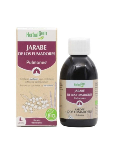 PRANAROM HERBALGEM JARABE DE LOS FUMADORES BIO 250 ML PL521/16