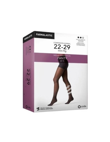 PANTY FARMALASTIC COMP NOR PLUS NEGRA REINA PLUS