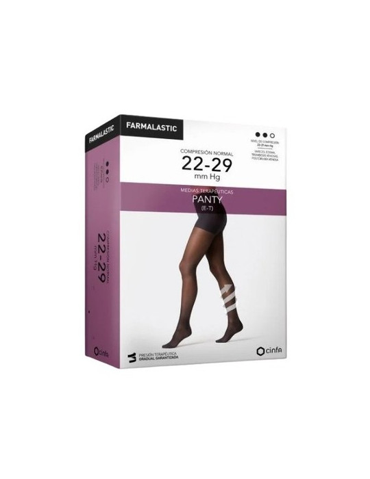 PANTY FARMALASTIC COMP NOR PLUS NEGRA REINA PLUS