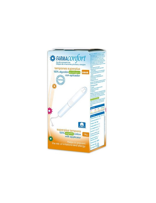 TAMPONES FARMACONF SUPERPLUS 14 CON APLICADOR